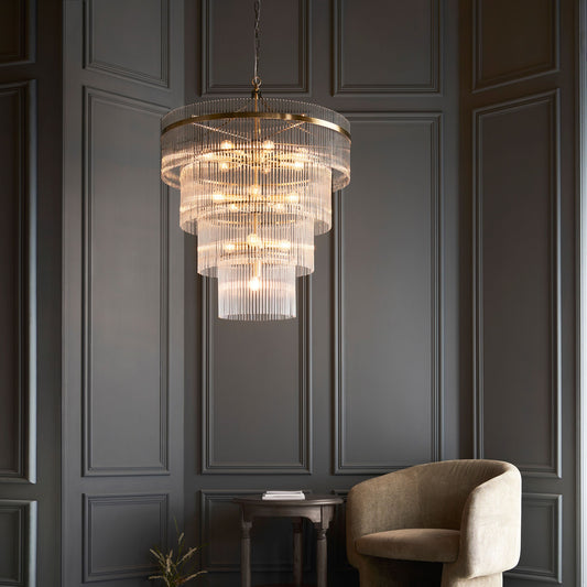 Menton 16 Pendant Light (Antique Brass)