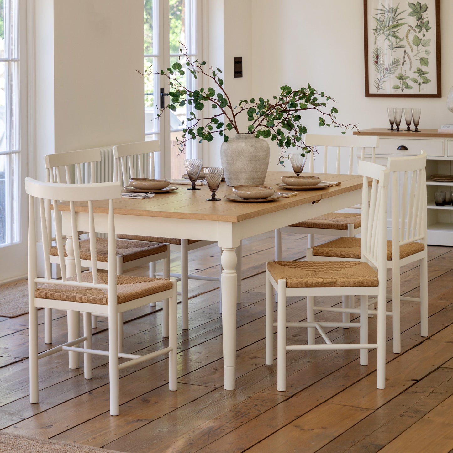 Hedley Extending Dining Table (White)