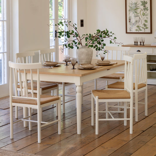 Hedley Extending Dining Table (White)