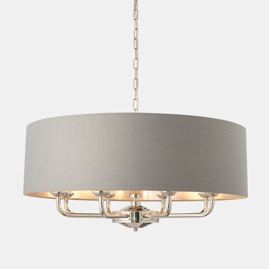 Galway 8 Pendant Light (Nickel)
