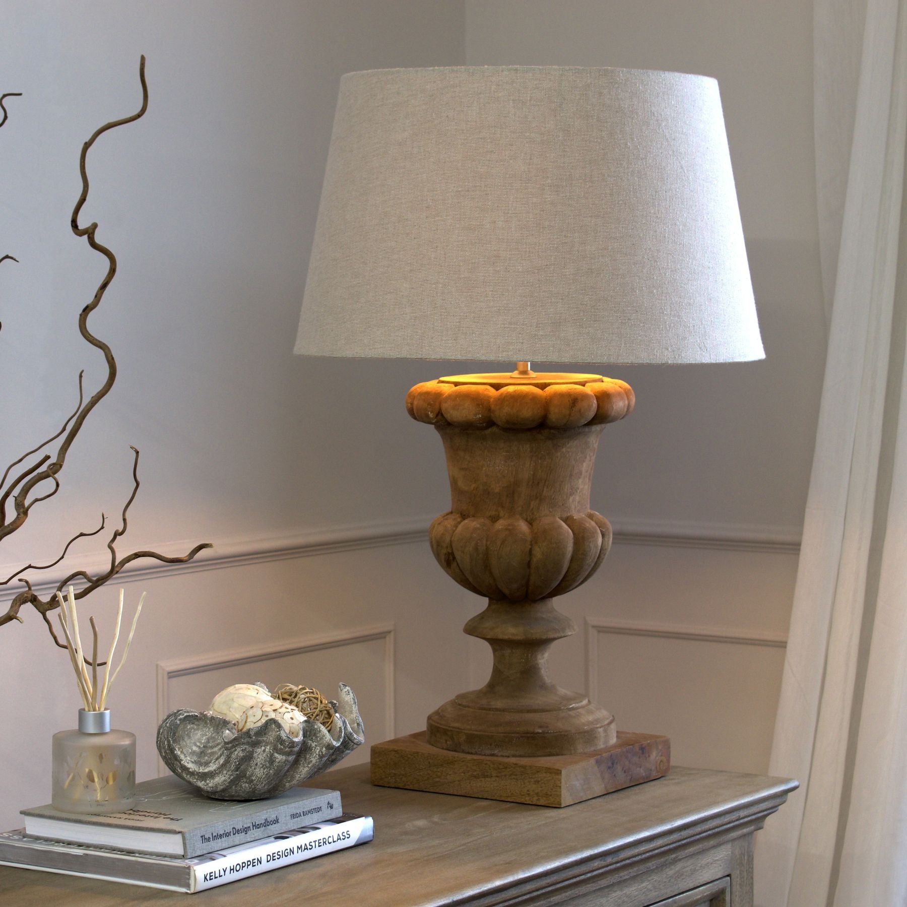 Wooden Table Lamp