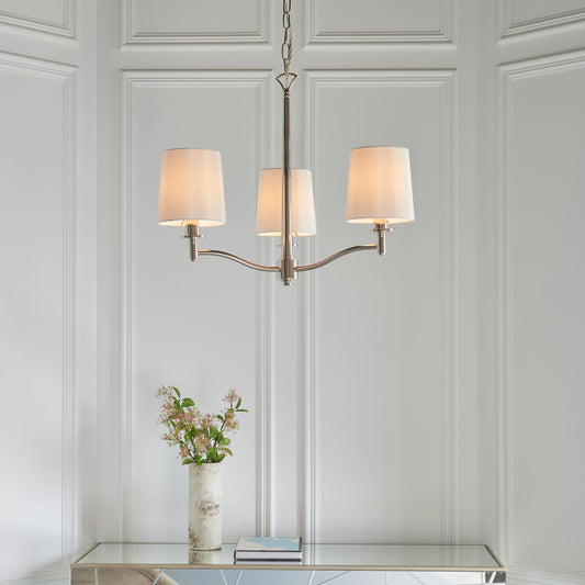 Colton 3 Pendant Light (Nickel)