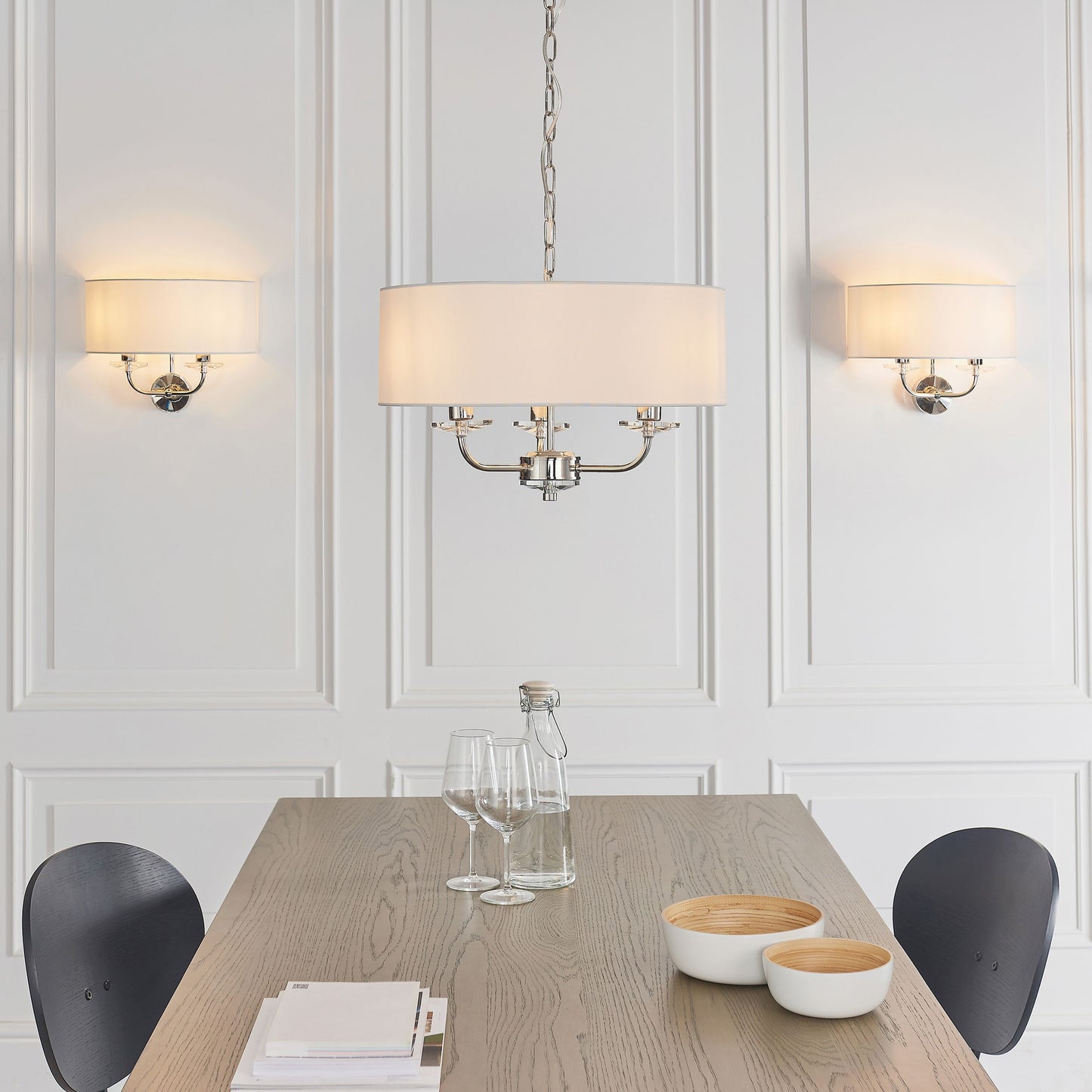 Griffin 3 Pendant Light (Nickel)
