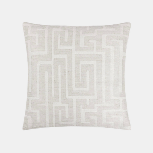 Landon Feather Cushion (White)