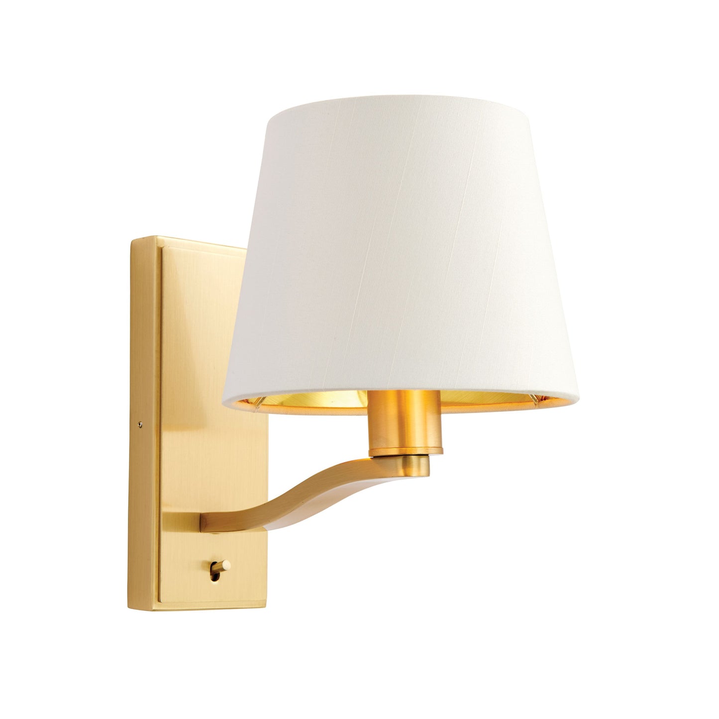 Brushed Gold Wall Light