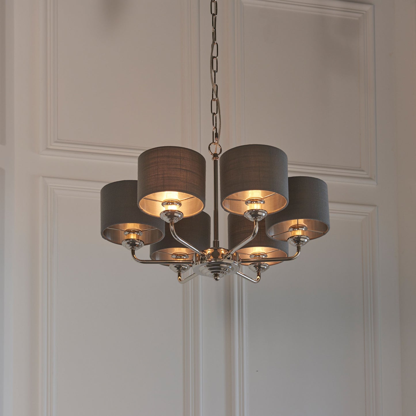 Galway Multi Arm Pendant Light (Nickel)