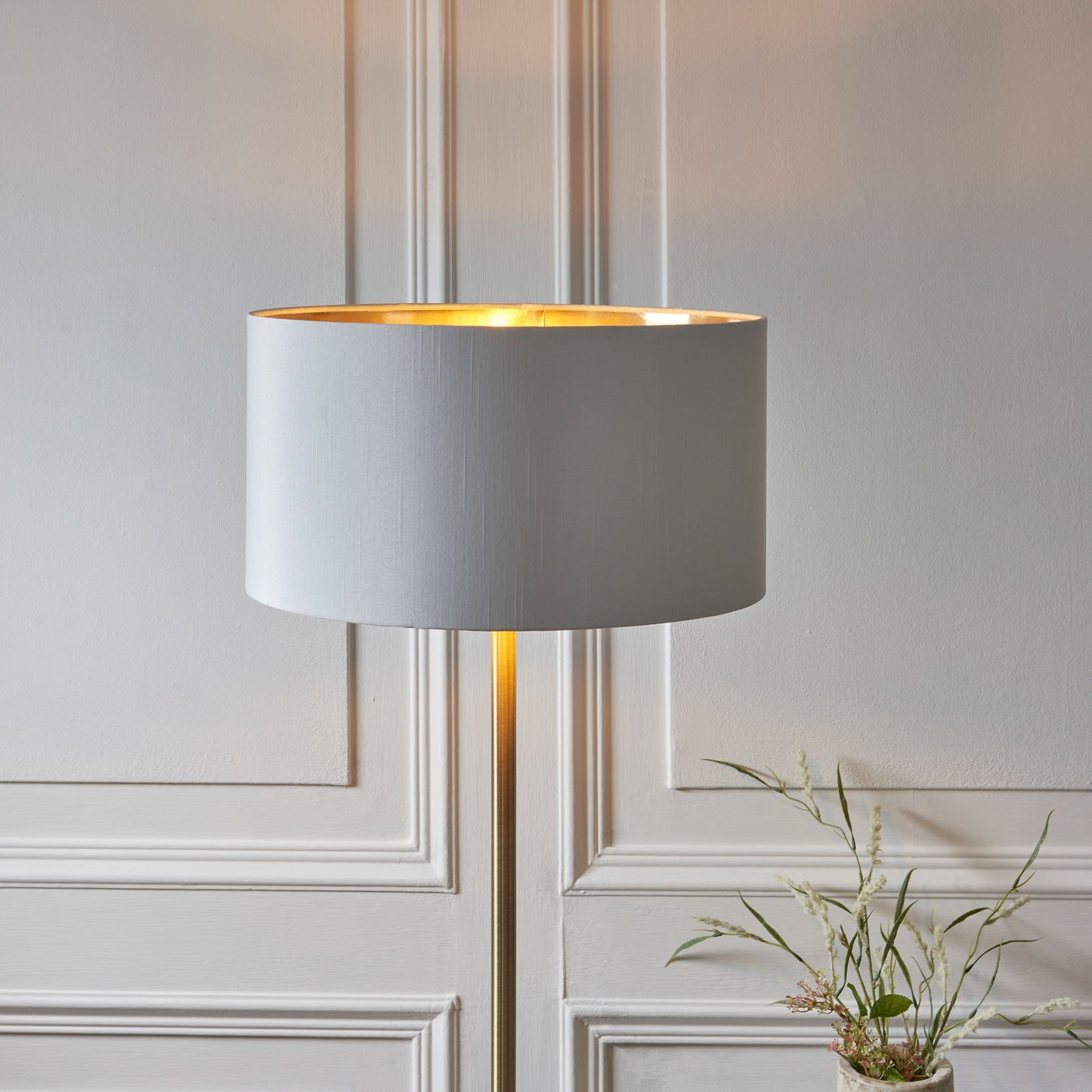 Galway Floor Lamp (Antique Brass)