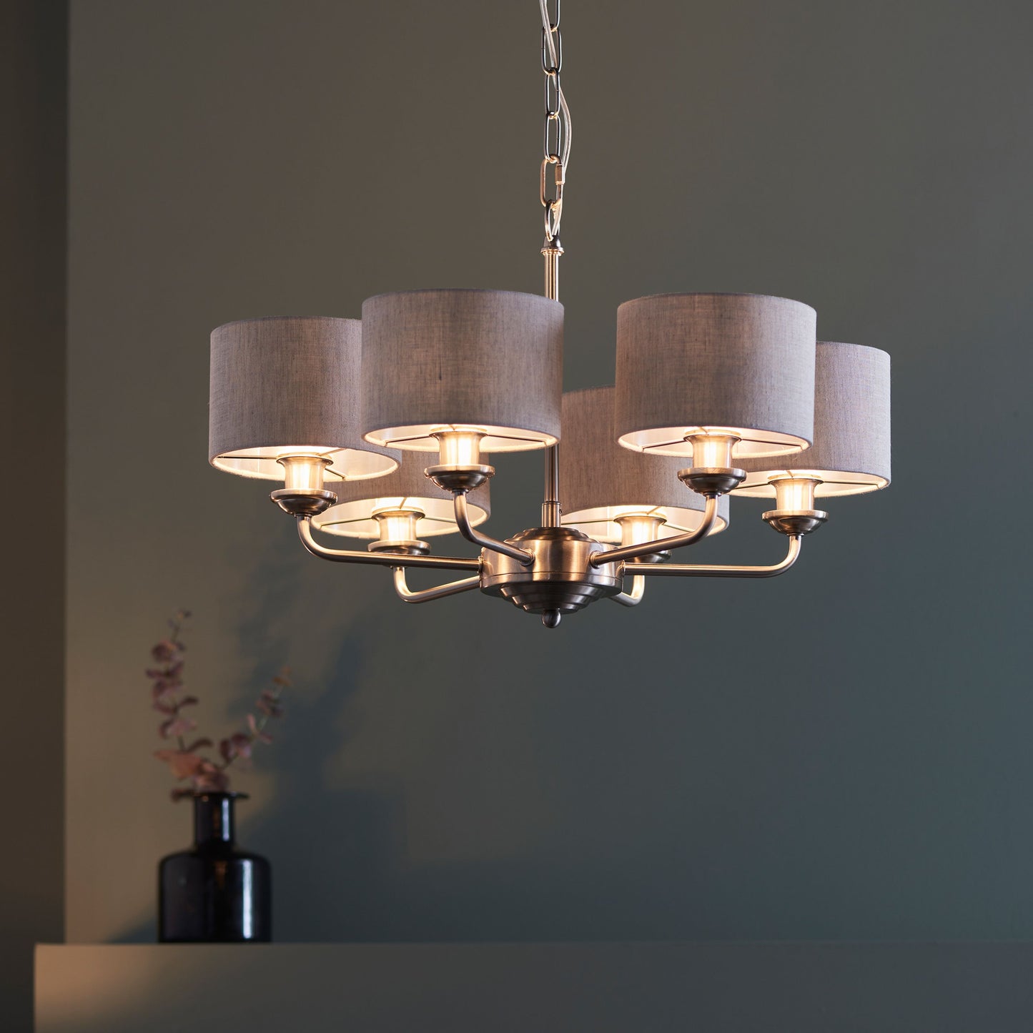 Galway Multi Arm Pendant Light (Chrome)