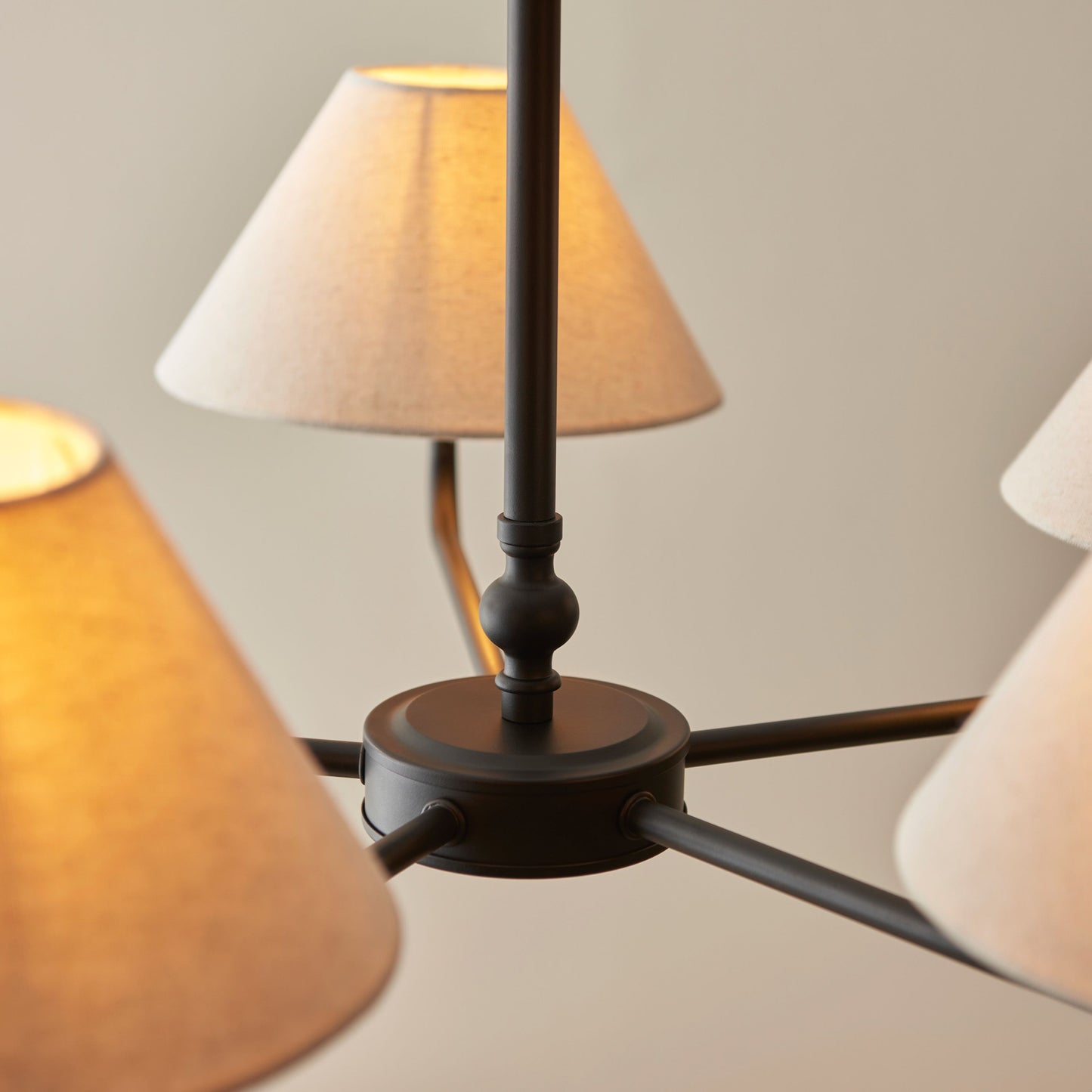 Prescott 5 Pendant Light (Matt Black)