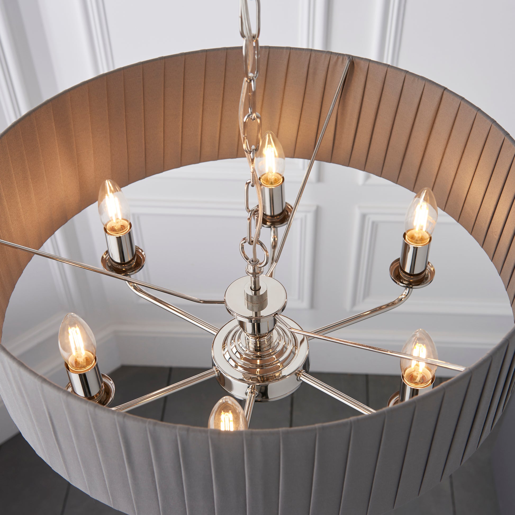 Nickel Pendant Light