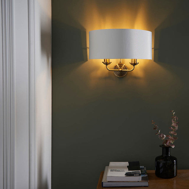 Wall Light in Antique Brass