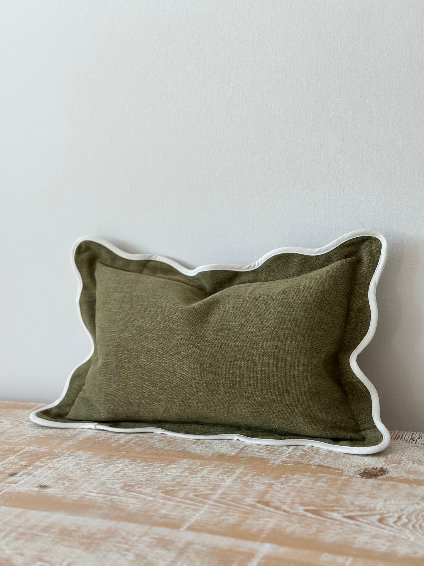 Georgia Olive Cushion Cover (50x30cm)