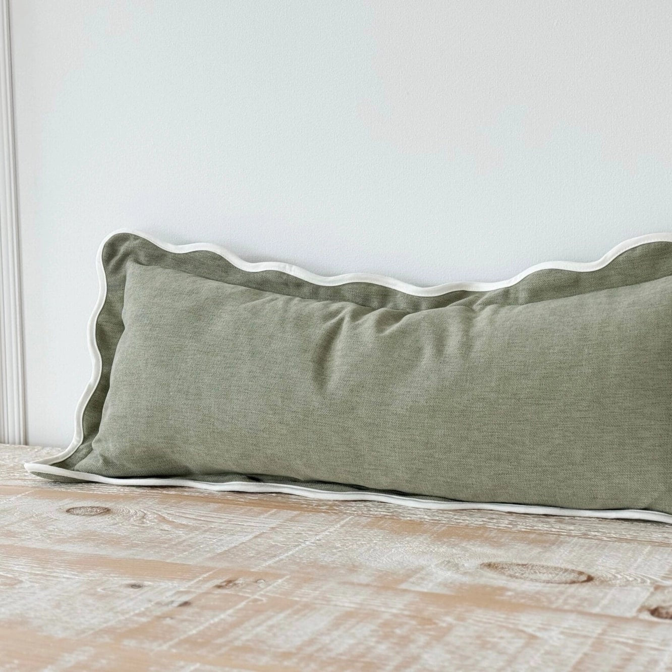 Georgia Sage Bolster Cushion (30x80cm)