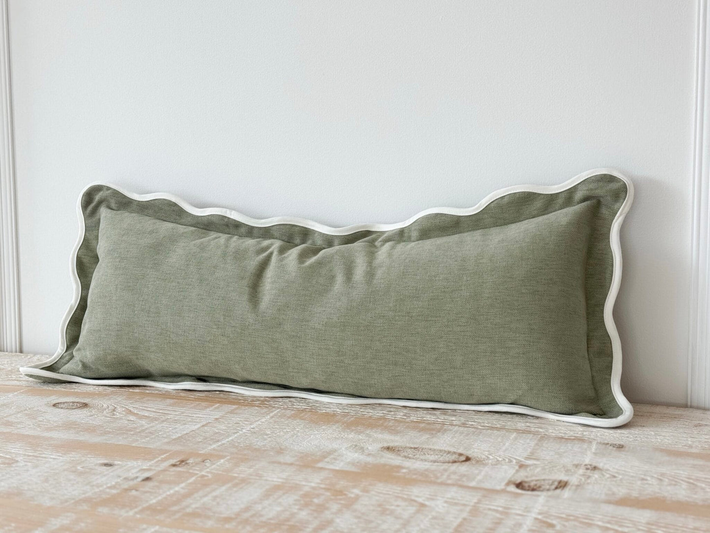 Georgia Sage Bolster Cushion (30x80cm)
