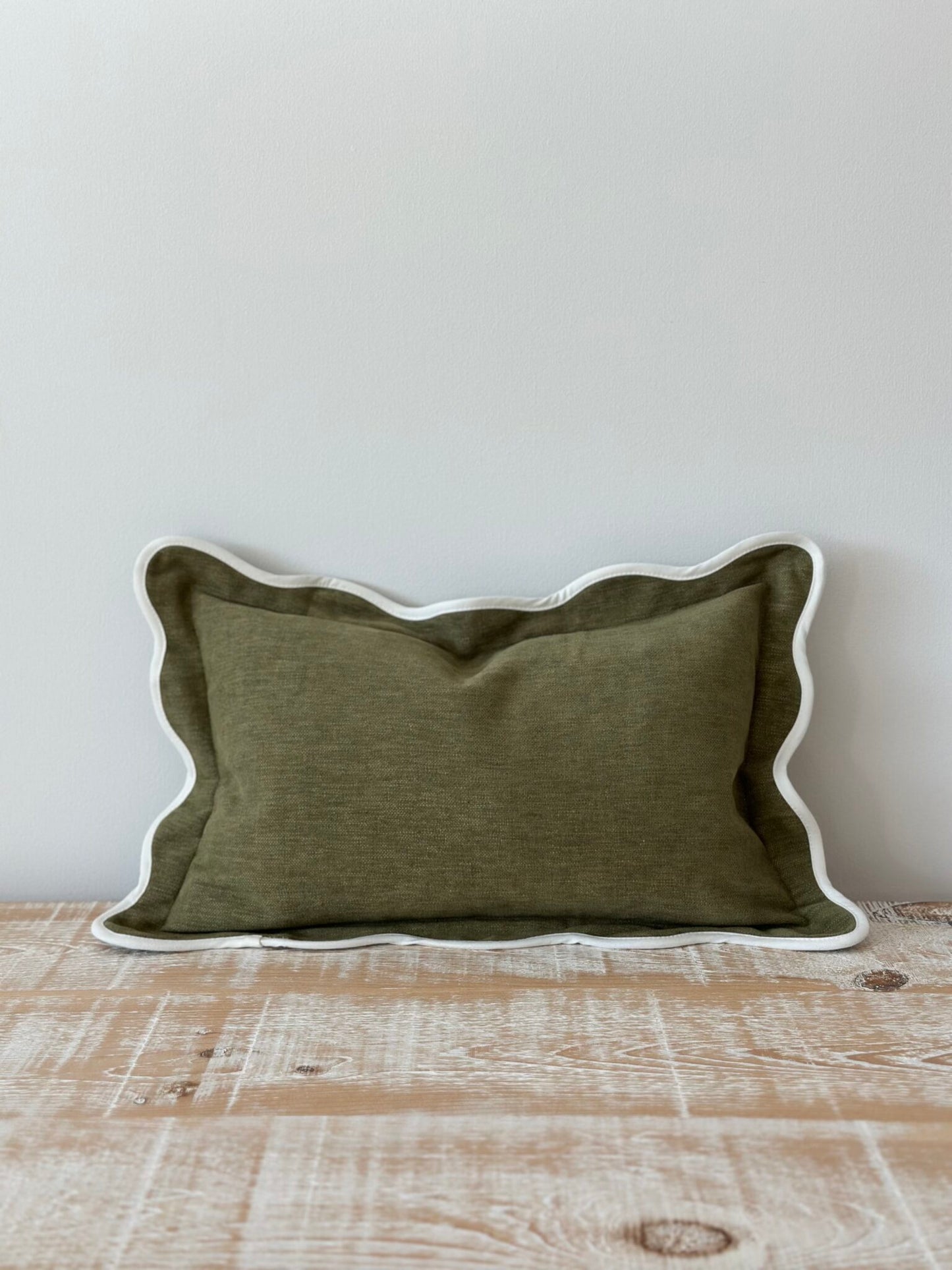 Georgia Olive Cushion Cover (50x30cm)