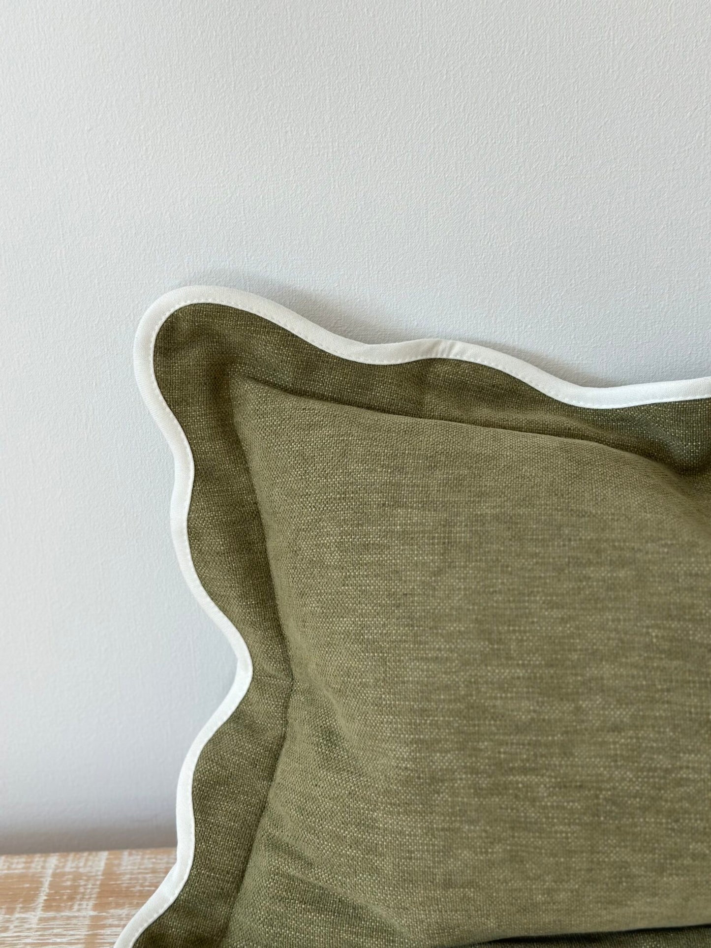 Georgia Olive Cushion Cover (50x30cm)