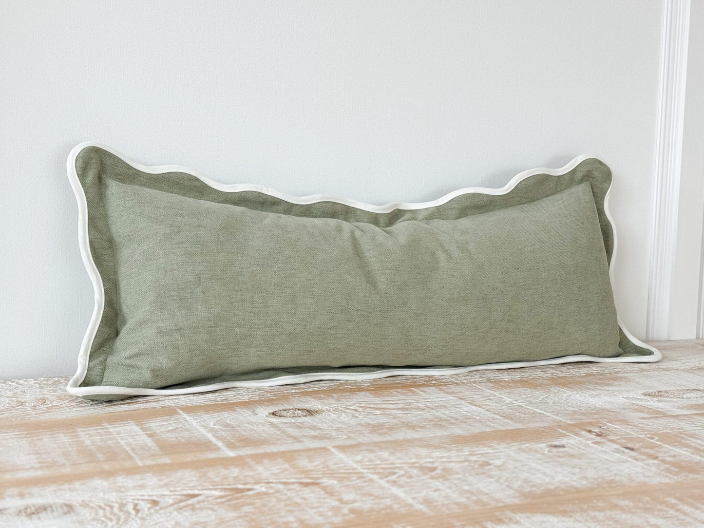 Georgia Sage Bolster Cushion (30x80cm)