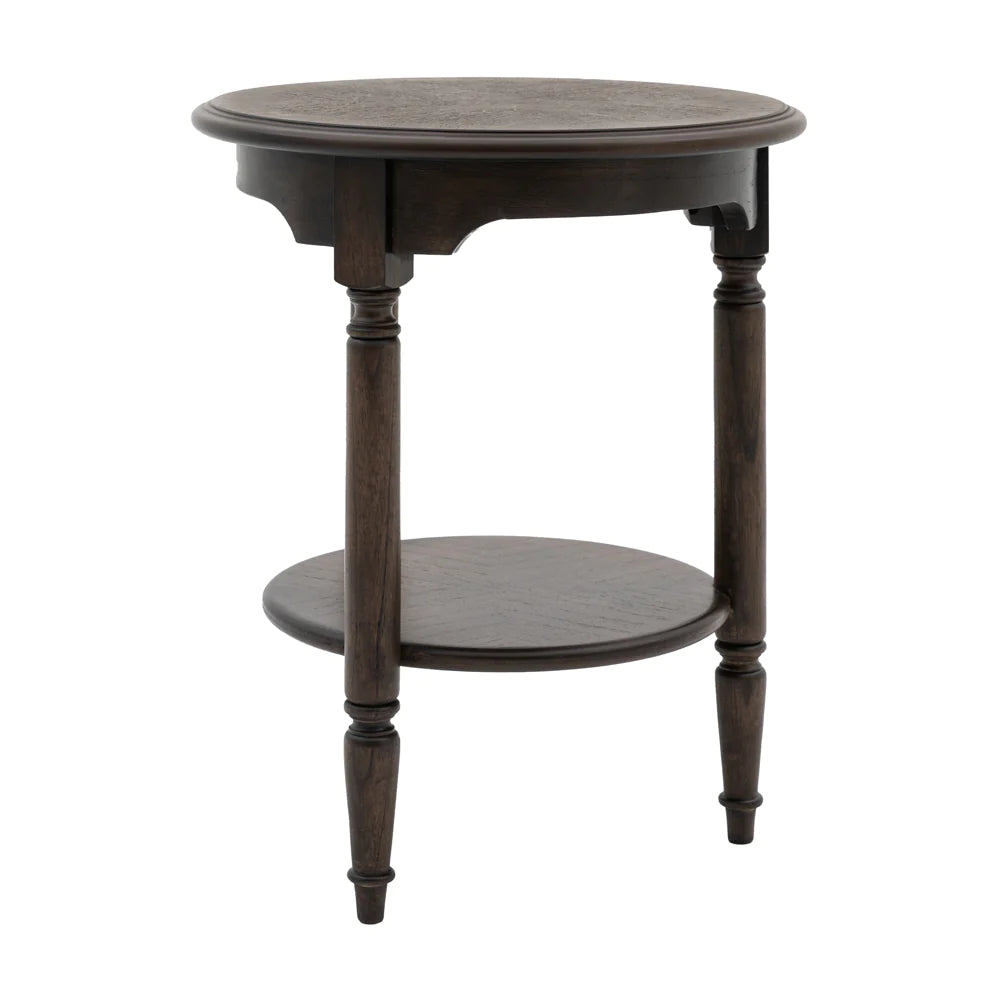 Side Table with Coffee Coloured Veneer