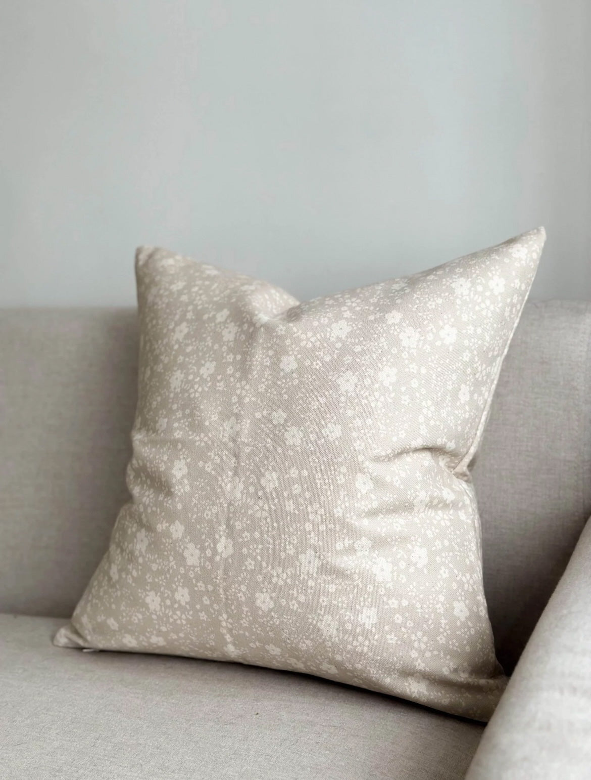 Florence Cushion Cover in Beige (45x45cm)