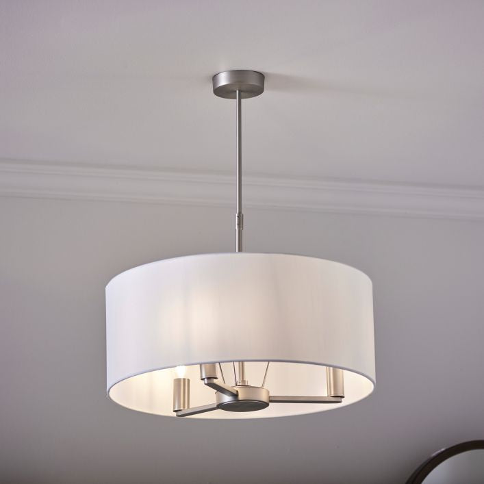 Matt Nickel Single Pendant Light