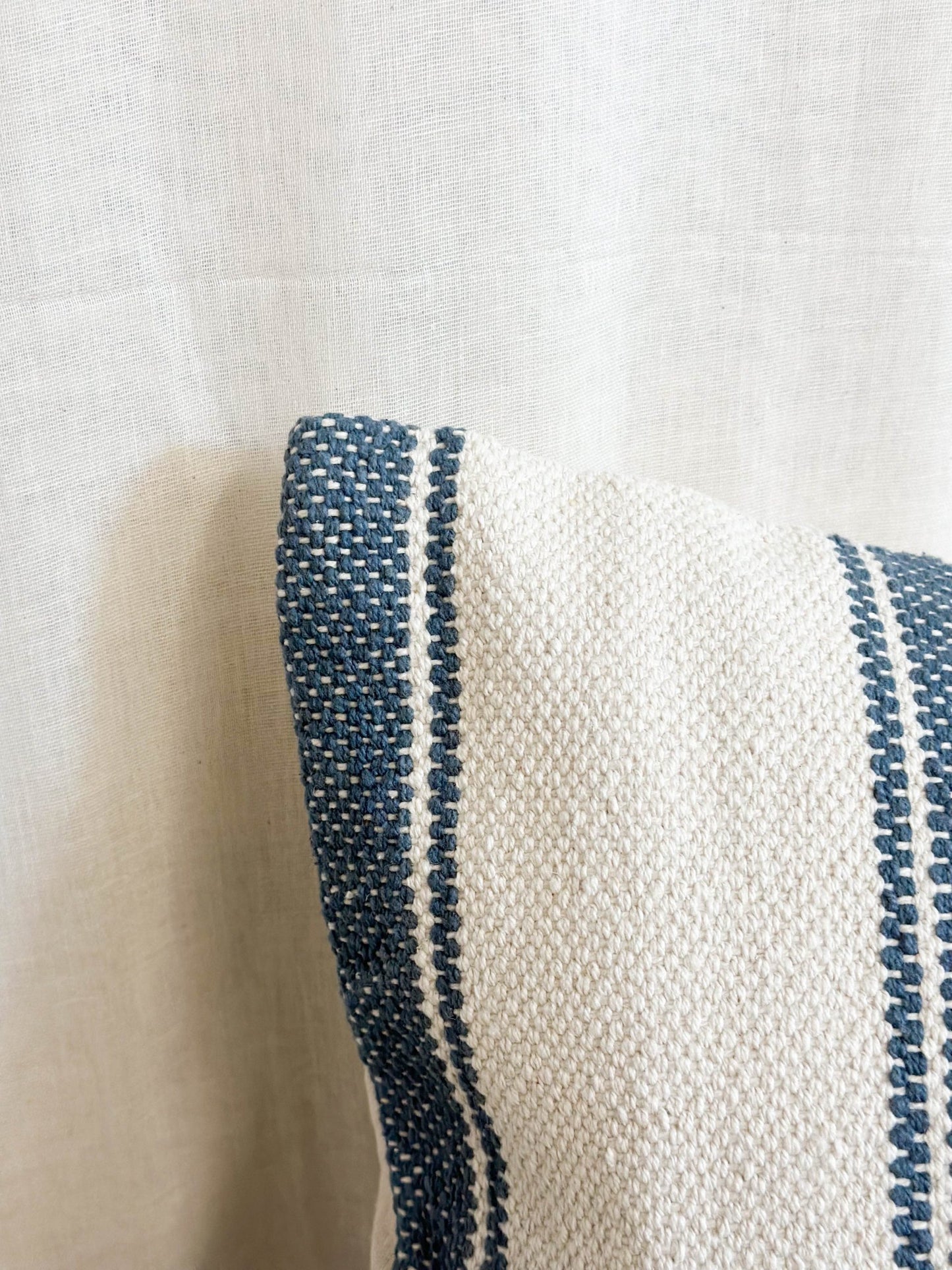 Coastal Cushion Cover Blue and White