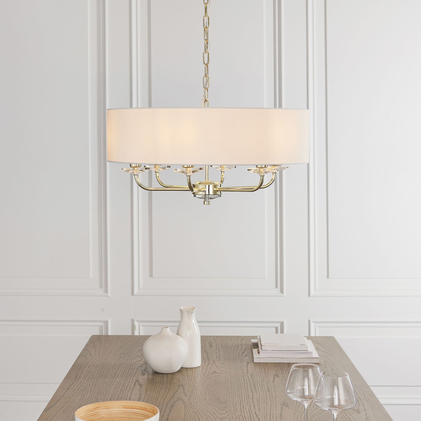 Griffin 6 Pendant Light (Brass)