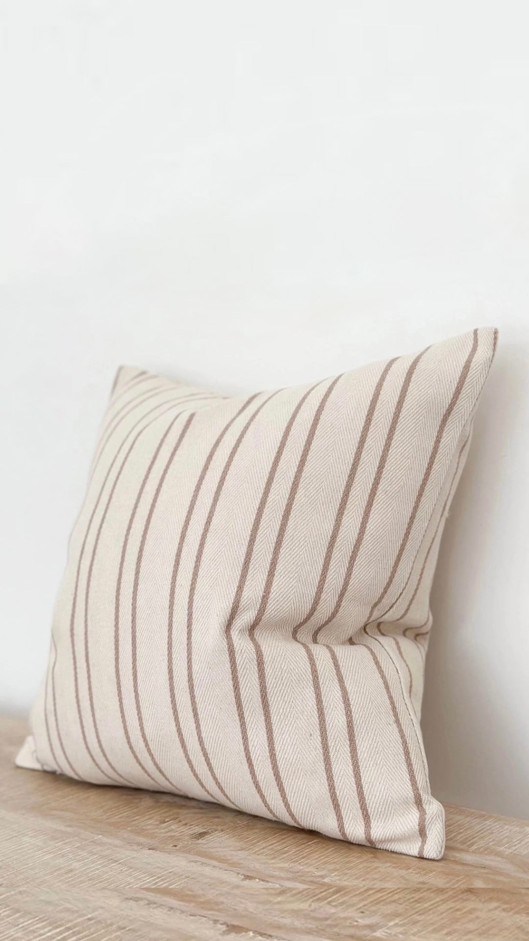 Morgan Cushion Cover with Double Stripe (45x45cm)
