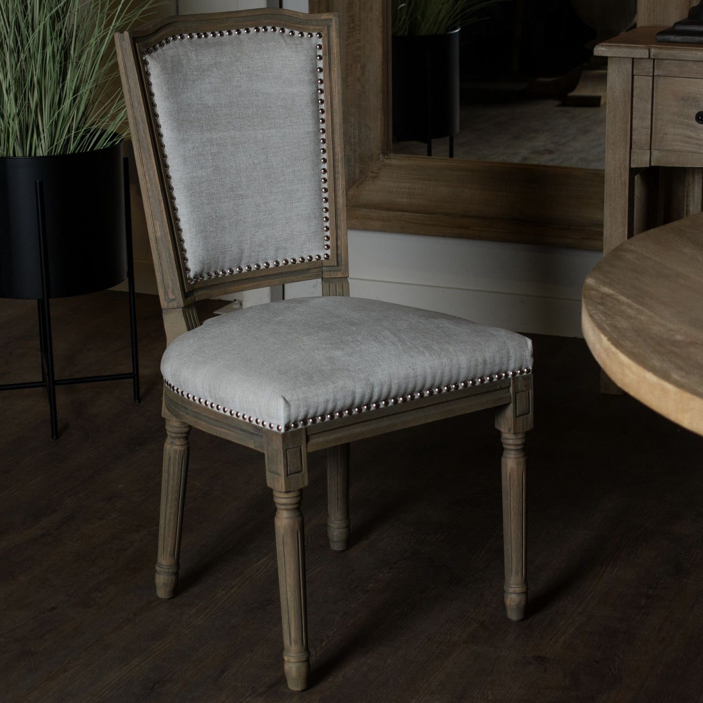 Dark Wood Dining Chair