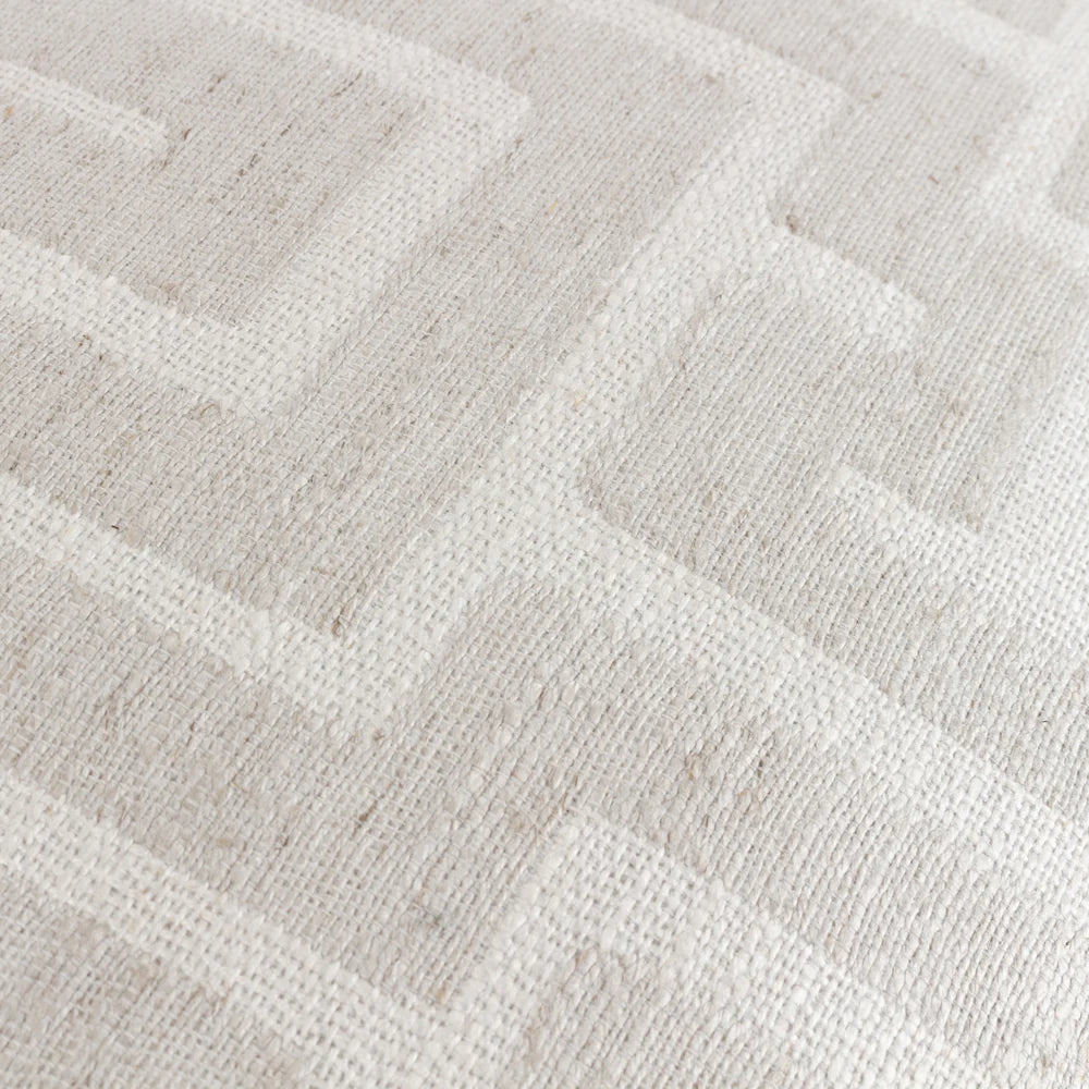 Landon Feather Cushion (White)