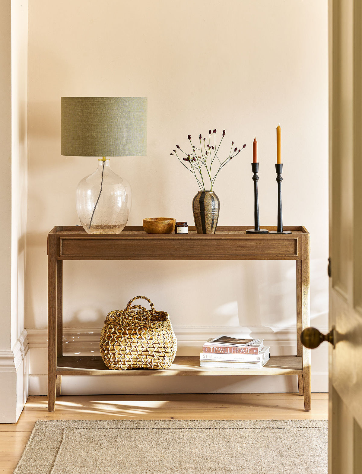 Chesterton Console Table - Bayur Wood, Natural