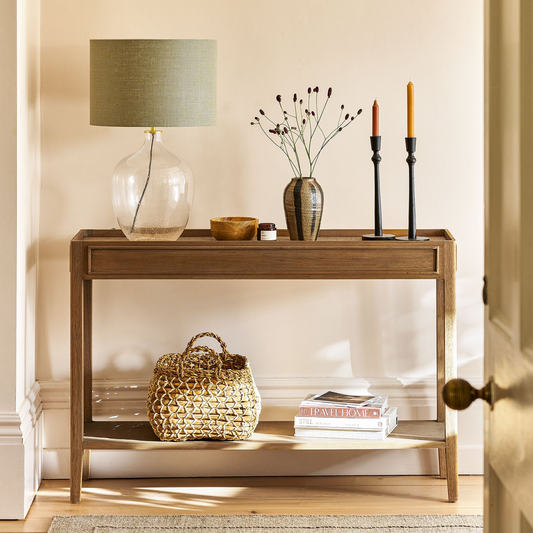 Chesterton Console Table - Bayur Wood, Natural