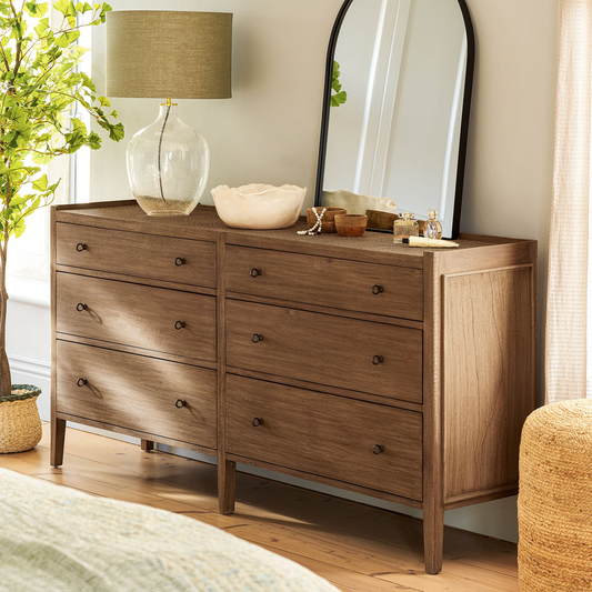 Chesterton Double Chest of Drawers - Bayur Wood, Natural