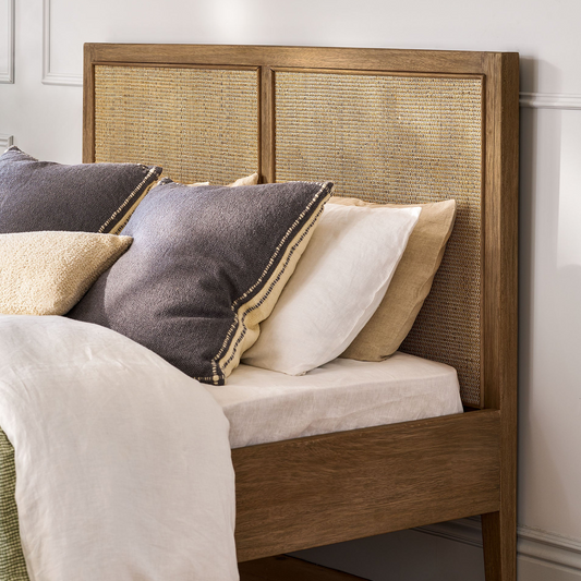 Chesterton Headboard King - Bayur Wood, Natural