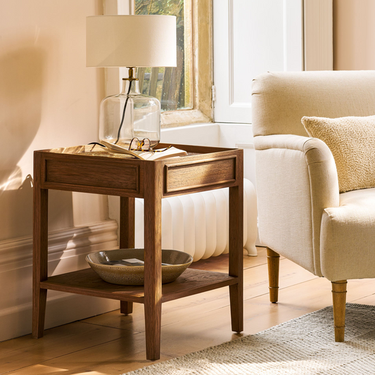 Chesterton Side Table - Bayur Wood, Natural