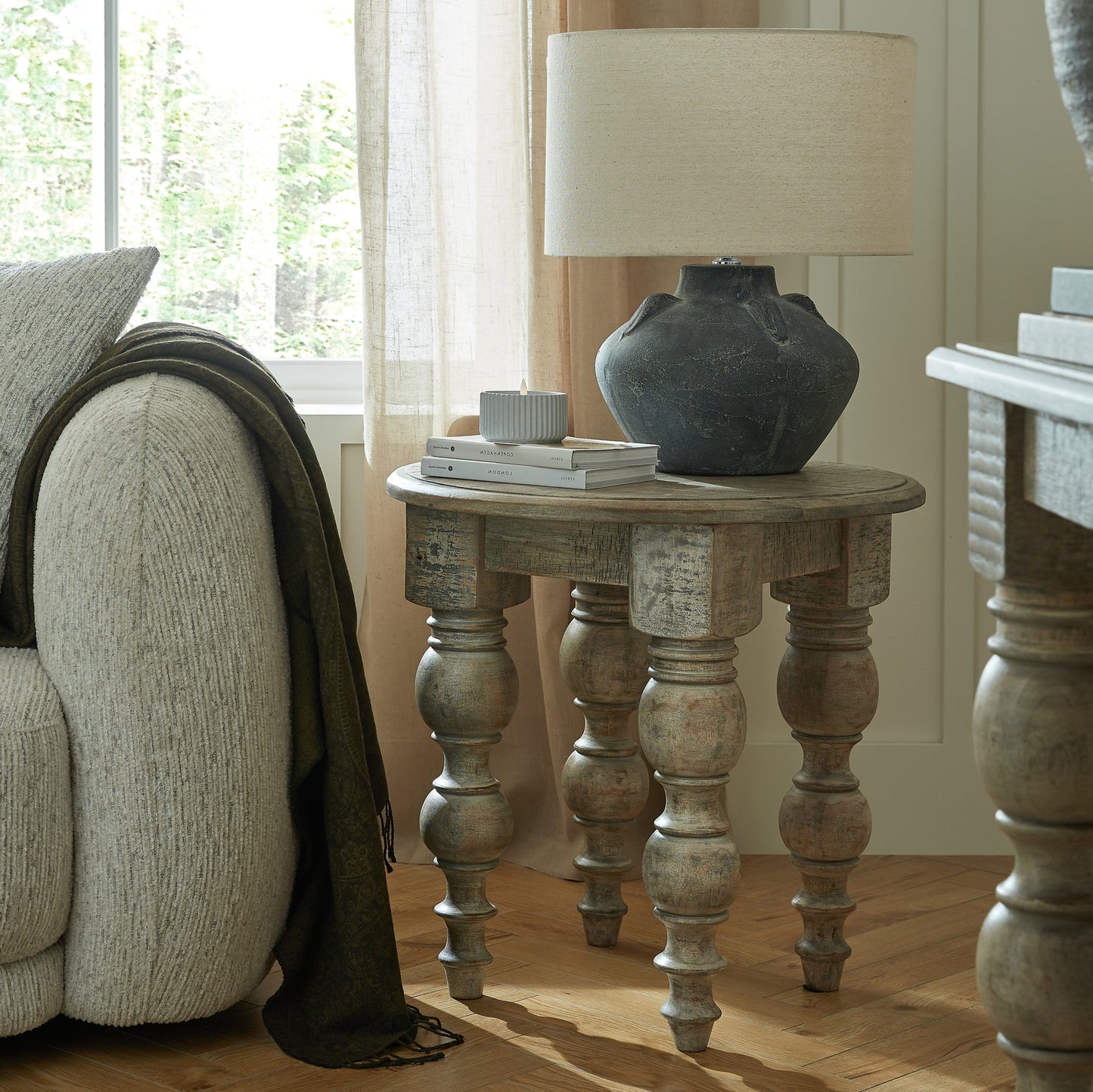 Sierra Table Lamp (Grey)