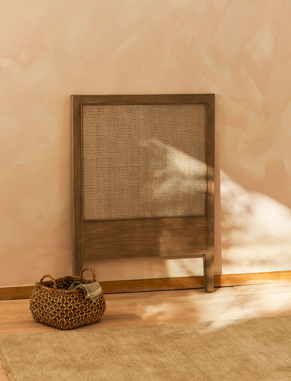Chesterton Headboard Single - Bayur Wood, Natural