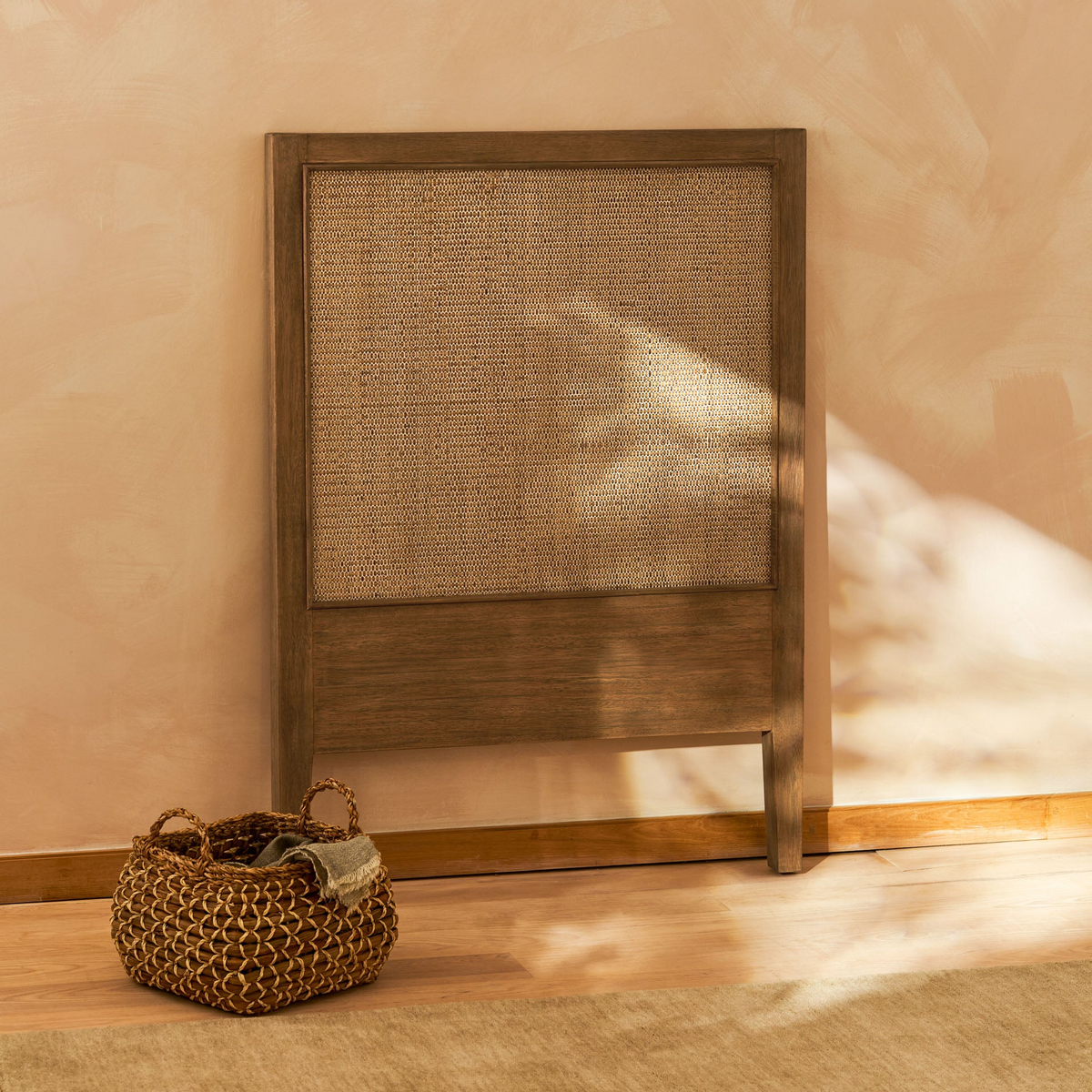 Chesterton Headboard Single - Bayur Wood, Natural