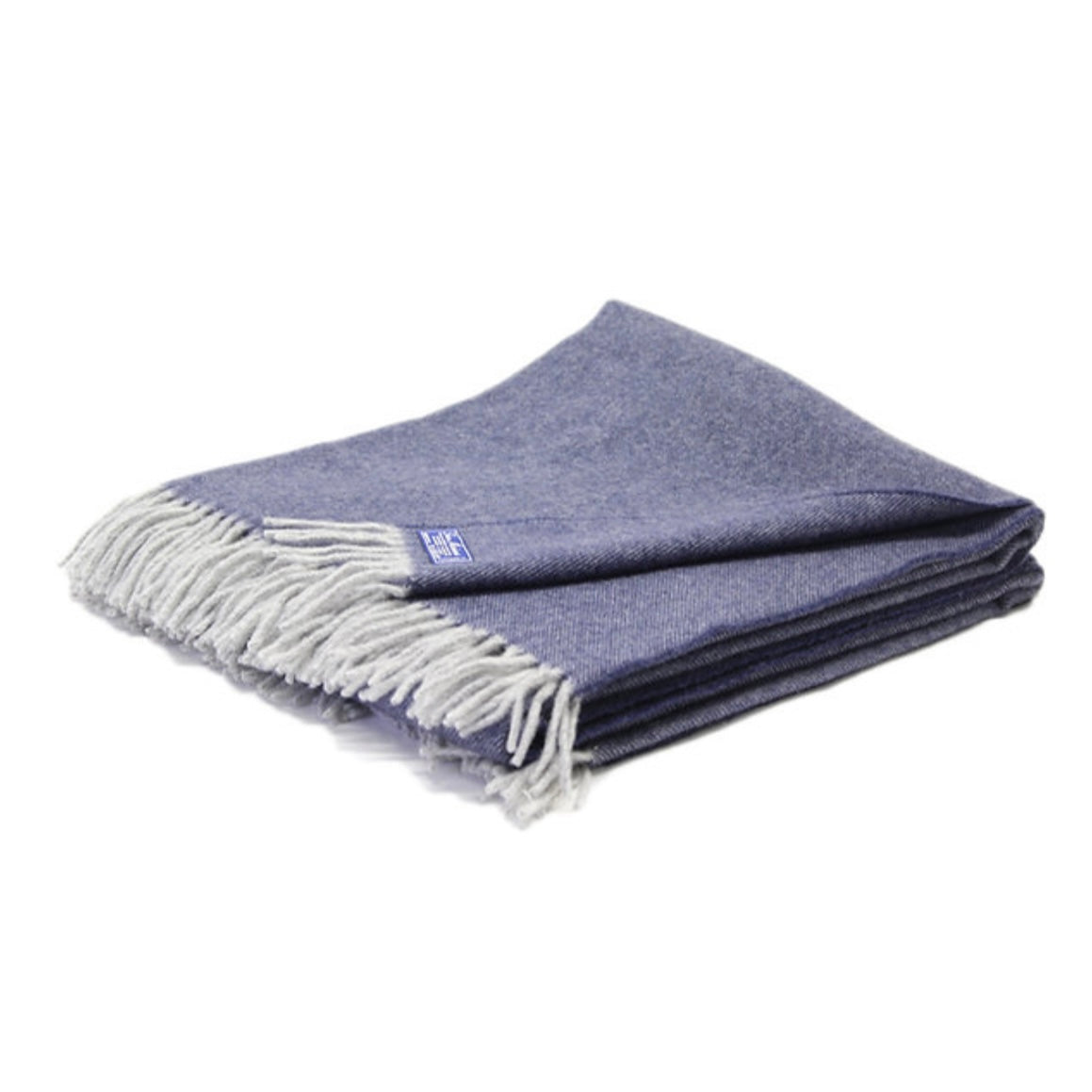 Hamilton 100% Wool Throw (Blue)