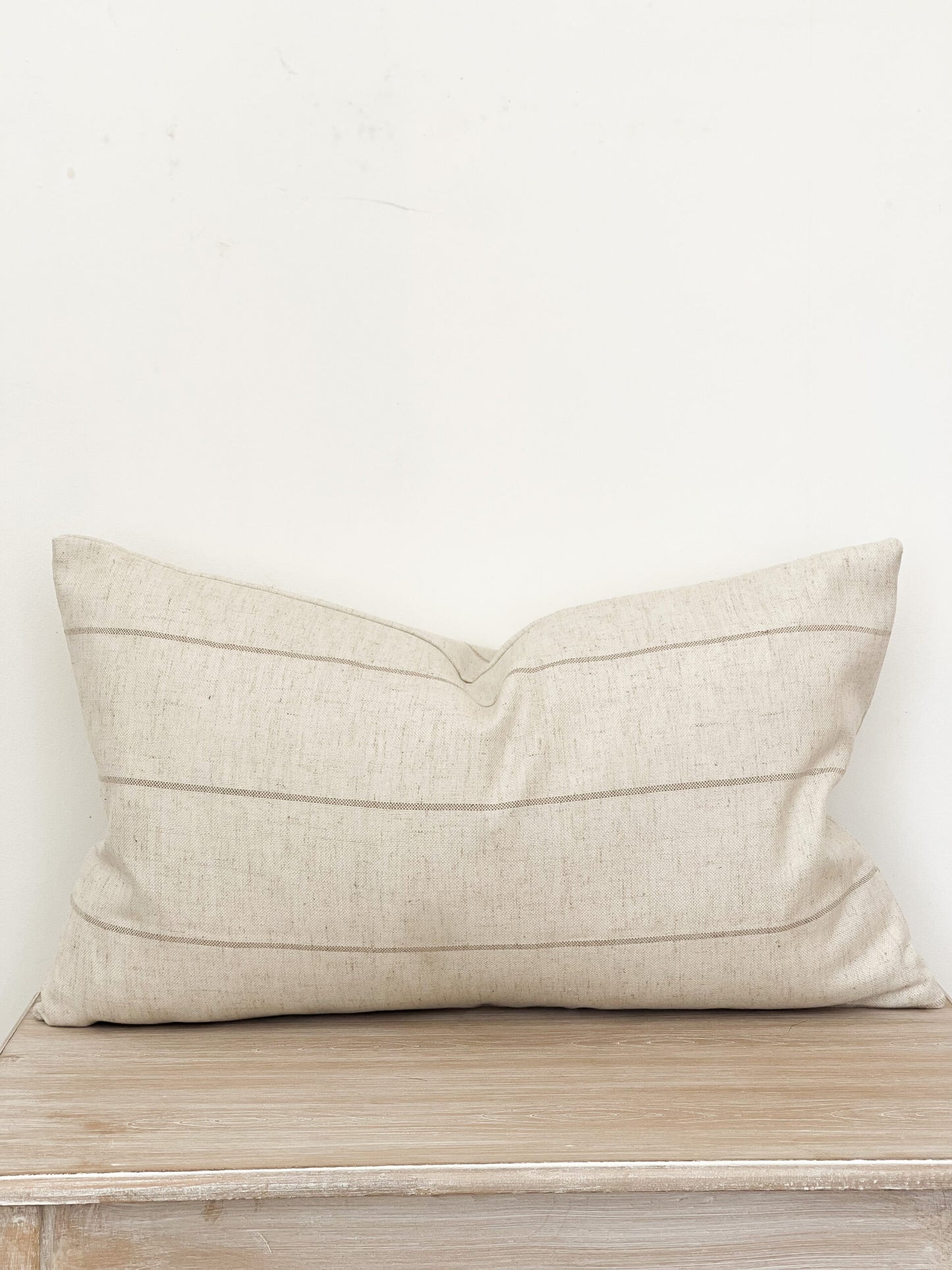 Emily Cushion Cover Stone & Beige (50x30cm)