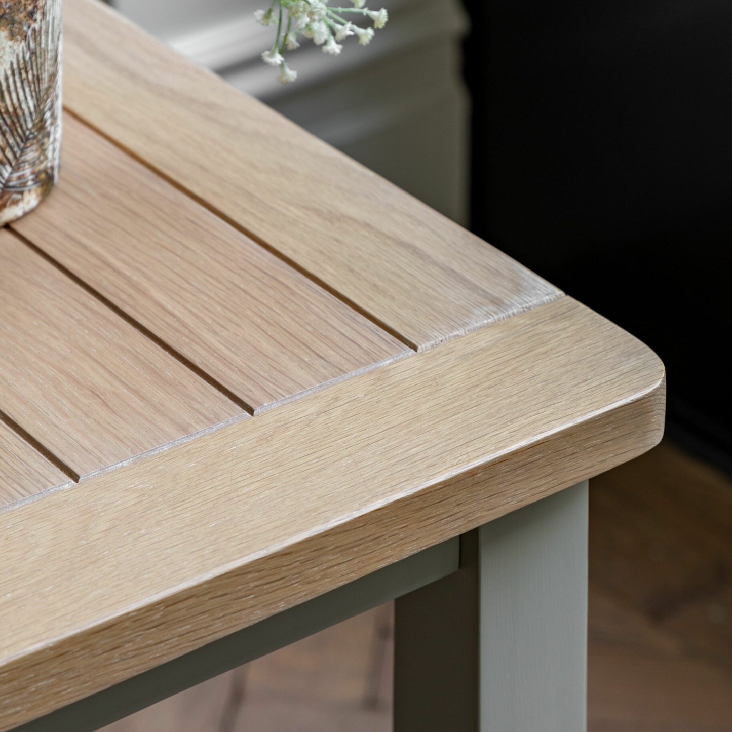 Grey Wooden Side Table