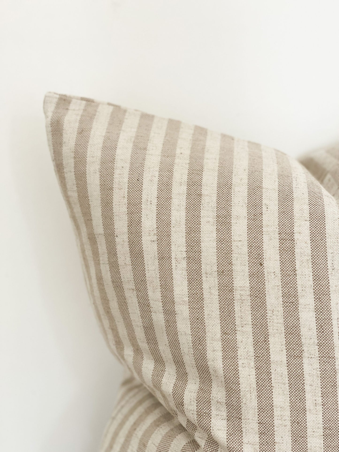 Sienna Cushion Cover with Beige Stripes (45x45cm)