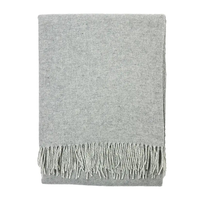 Hamilton 100% Wool Throw (Grey)