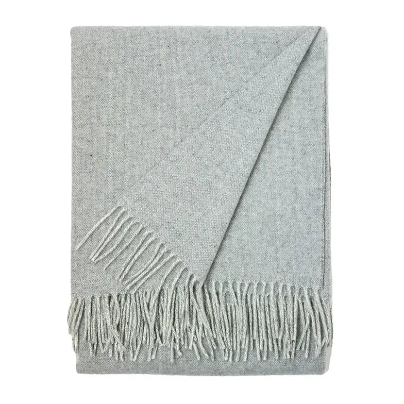 Hamilton 100% Wool Throw (Grey)