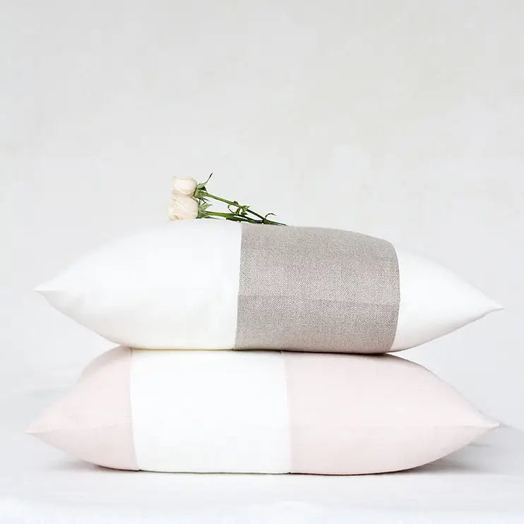 Adelaide Striped Linen Cushion Cover (60x60cm)