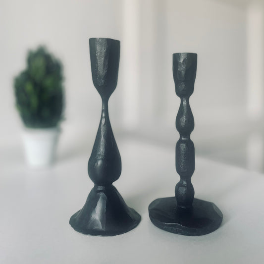 Iron Candlestick Set